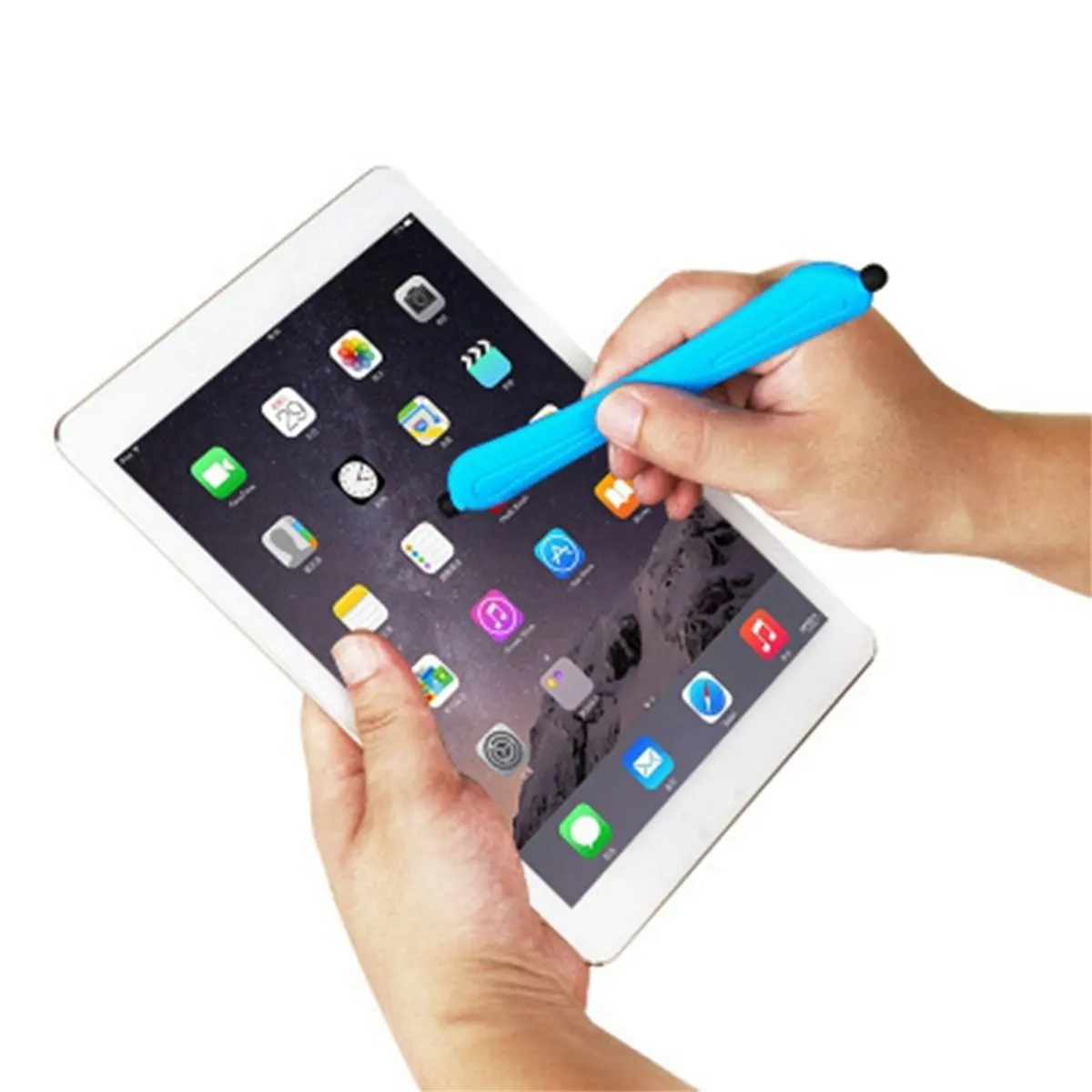 Super Sale Silicone Touch Pen for Kids Learning Tablet Laptop Capacitive Stylus