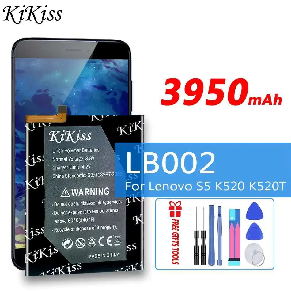 

3950mAh For Lenovo S5 K520 K520T LB002 High Compatibility Mobile Phone Battery