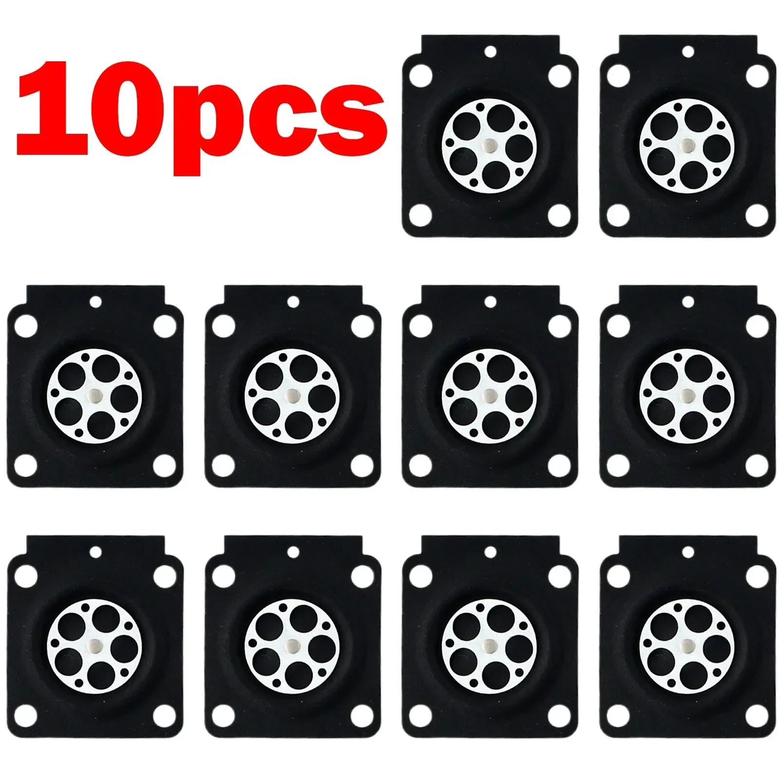 10PC Carburetor Metering Diaphragm Carburetor Membrane Pad For Stihl 4314 121 4700 For Zama A015053 C1Q Carb Auto Accessories