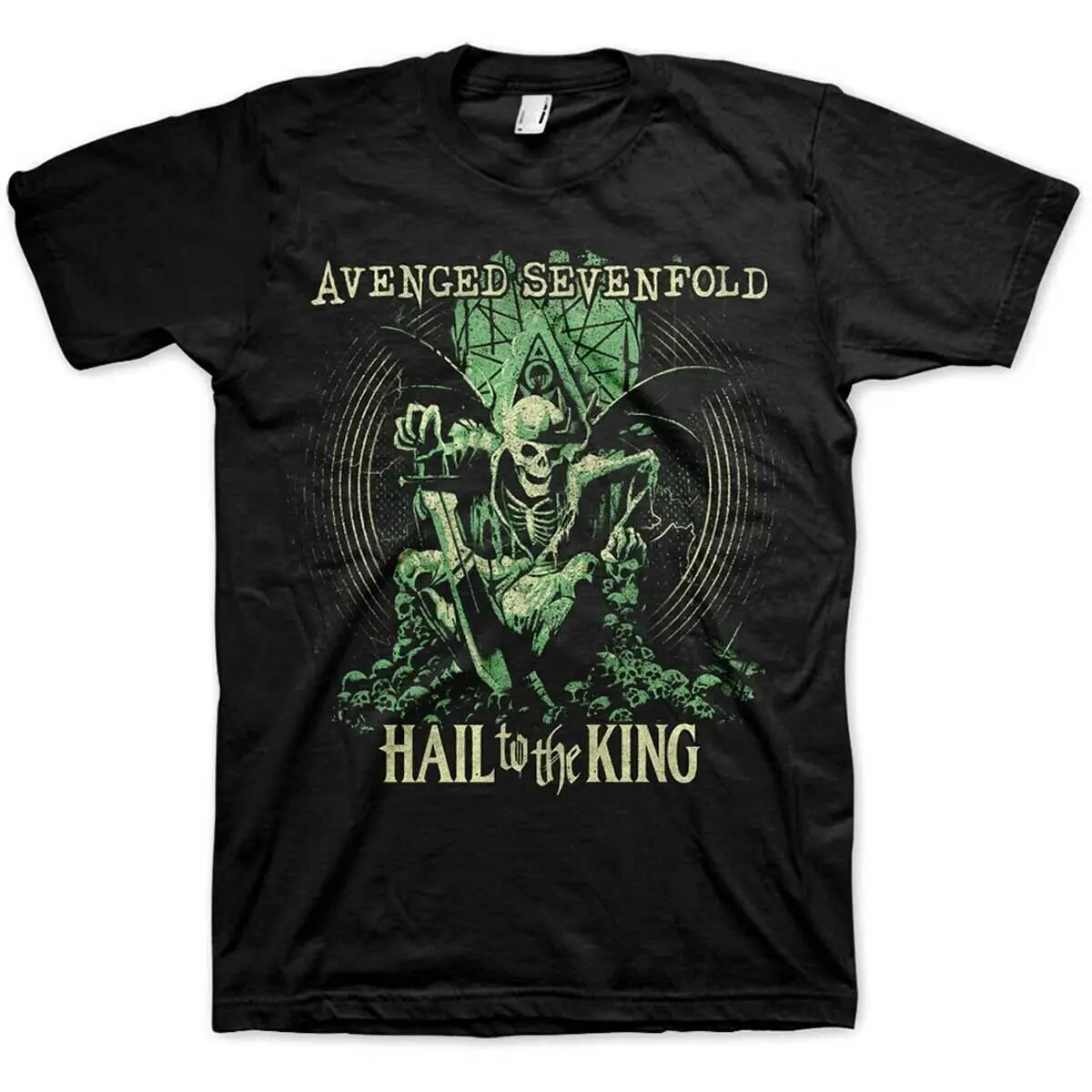 Avenged Sevenfold A7X Hail To The King En Vie Official Tee T-Shirt Mens Unisex