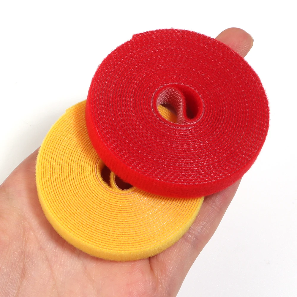3m/Rolle Kabelbinder Wiederverwendbare Schlaufenbündel Selbstklebender Verschlussclip Kabelhalter Kabelmanagement DIY-Zubehör Nylon-Gurt-Organizer – Detail 6