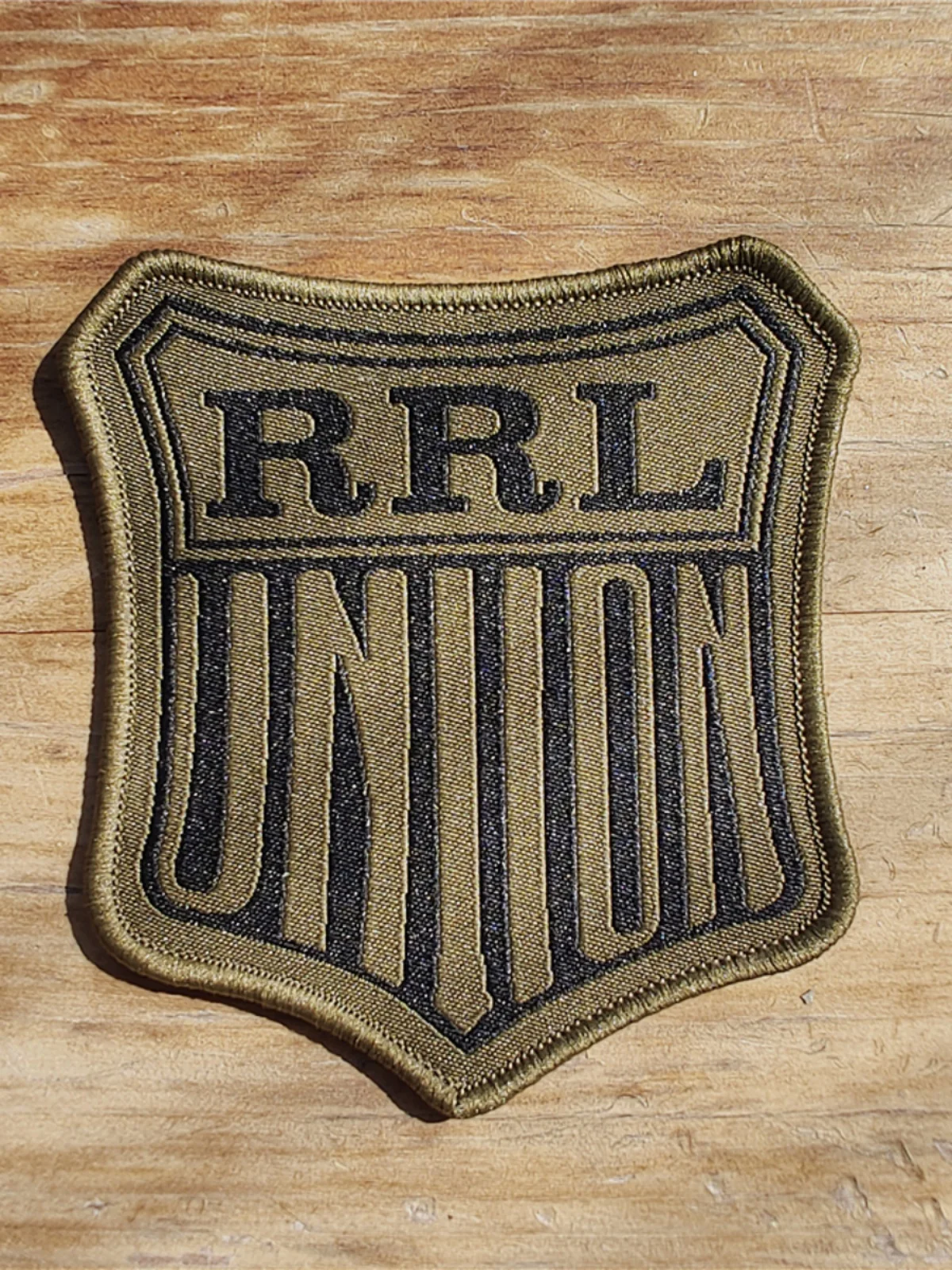 RRL Double RL  Embroidered Patch Bae Fabric Sti-On 8 Sles with Adhesive Baing Textile Accories view 2