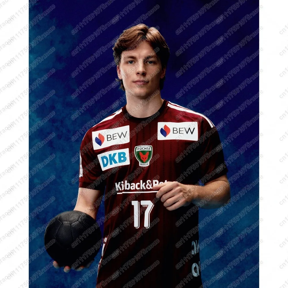 2026-27 Neues FÜCHSE Berlin Handball Heimtrikot Trikot Sportbekleidung Atmungsaktiv Schnelltrocknend Bequem Stilvoll Locker Sitzendes Trainings-T-Shirt – Detail 5