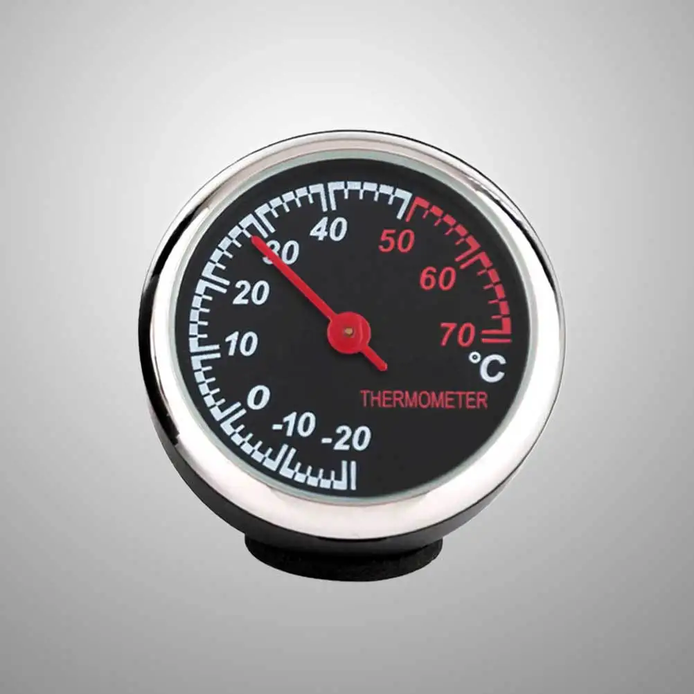 

Car Mechanical Thermometer Luminous Backlit Waterproof Metal Dashboard Vent Mount Durable Anti-Rust Temperature Meter Car
