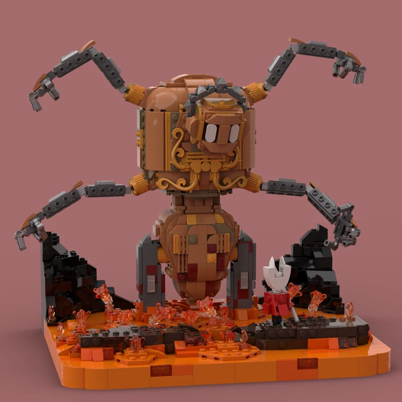 Creative Series Moc Building Block Modular Fourth Chorus Boss Fight Model Technology Brick Assembly Toy For Holiday Gifts