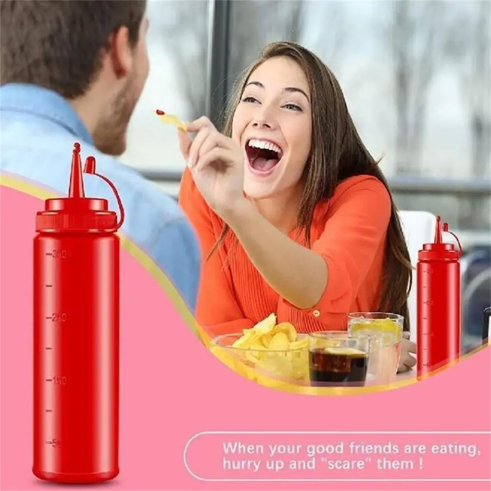 Vent Shocker Regalo Bottiglie vuote Giocattoli Scherzo Bottiglia di ketchup Bottiglia di ketchup finta Bottiglia di pomodoro Scherzo Bottiglia di insalata