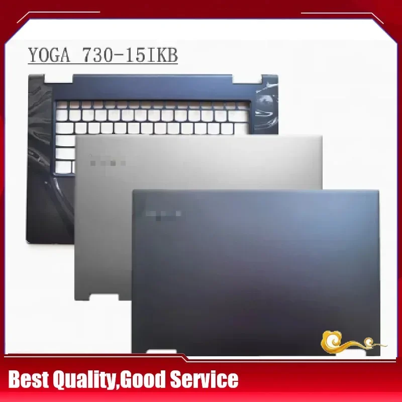 New/Org For Lenovo Yoga 730-15 730-15IFB 730-15IWL LCD back cover / Palmrest upper cover /sliver/Blue AM27G000E20 /10