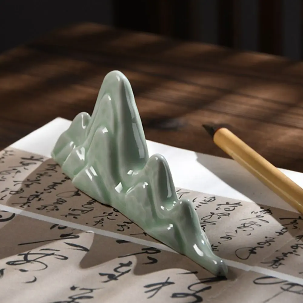 Creative Calligraphy Brush Holder Chinese Durable Writing Brush Rack Portable Practical Painting Brush Holder