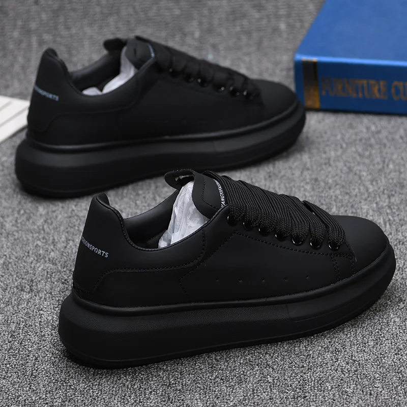 Branded men's and women's air-cushion white shoes for couples, casual sneakers, fashionable sports tennis shoes, running sneaker