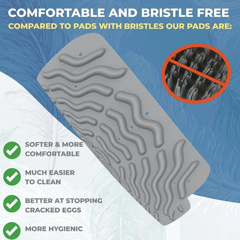 

Nesting Pads For Chickens Hen Nesting Box Bedding 4X Washable Silicone Soft Elastic Bedding For Laying Roosting Brooder Chicks