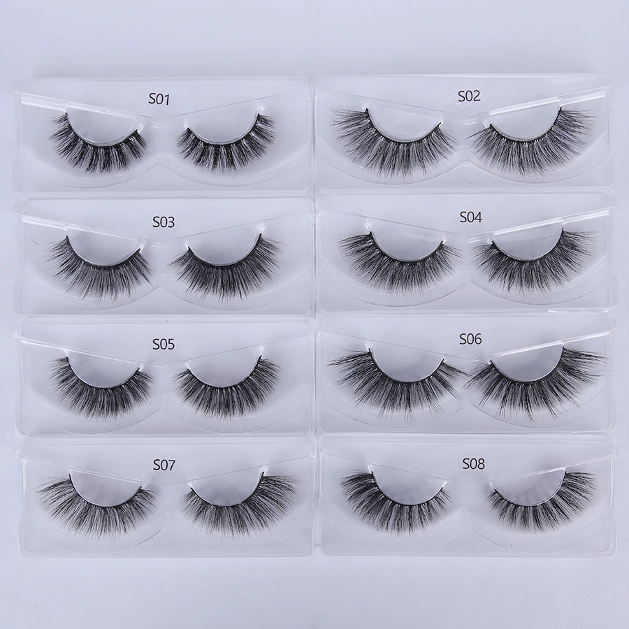 10/30/50 Pairs Faux 3D Mink Lashes Natural Silk Eyelash False Eyelashes Extension Long For Beauty Faux Cils Daily MakeUp Tools