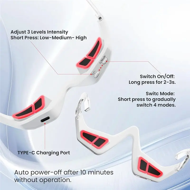 【الرمز】جهاز تدليك العين بالضوء الأحمر جهاز علاج العين بالضوء الأحمر لتقليل الهالات السوداء وتنعيم الخطوط الدقيقة #2