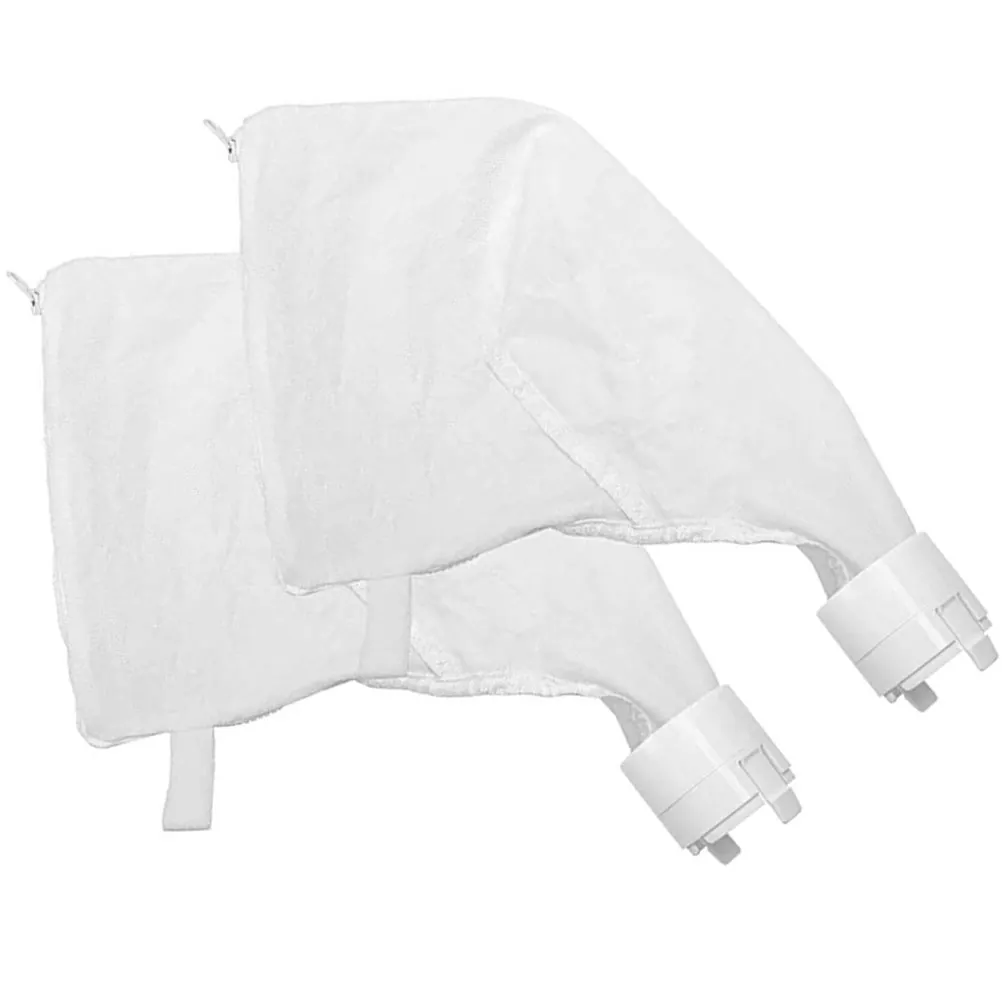2Pcs Premium Reusable Swimming Pool Filter Pouches for 360 380 Trap Leaves Grass Hair Pollen Debris Protect Pump
