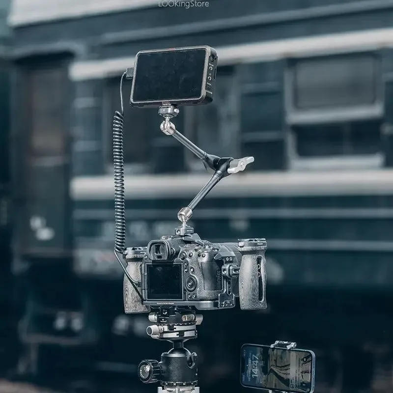 Falcam F22 Kit de brazo mágico de liberación rápida 7/11 pulgadas perilla de cabeza de bola doble extensión de Control brazo mágico jaula de cámara trípode ergonomía