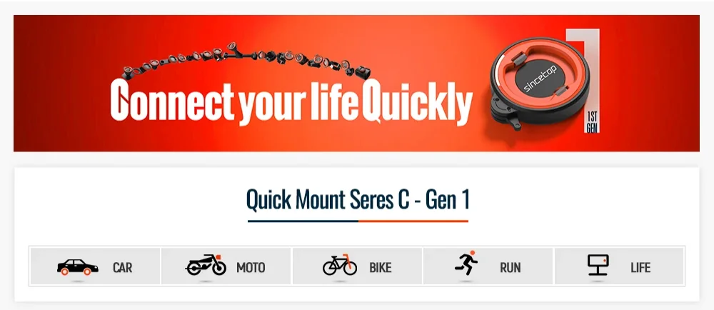 Waist Belt Clip Bicycle Phone Holder with Quick Mount Case for iPhone 17 16 15 14 13 12 11 Pro Max Mini for sincetop Series C