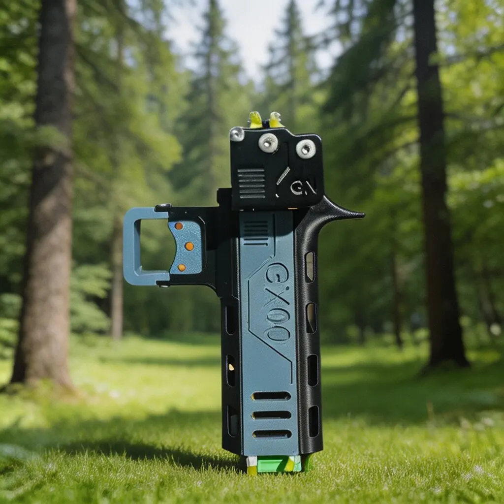 3D Printed Automatic Magnetic Suction Multi-shot Steel Ball Slingshot for Outdoor Hunting Tools