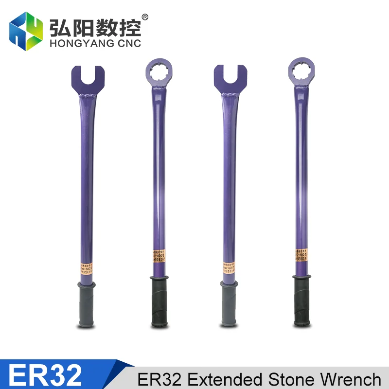 Er32 Wrench Cnc Milling Cutter Clamping Nut Lengthened And Thickened Wrench Stone Spindle Engraving Handling Tools