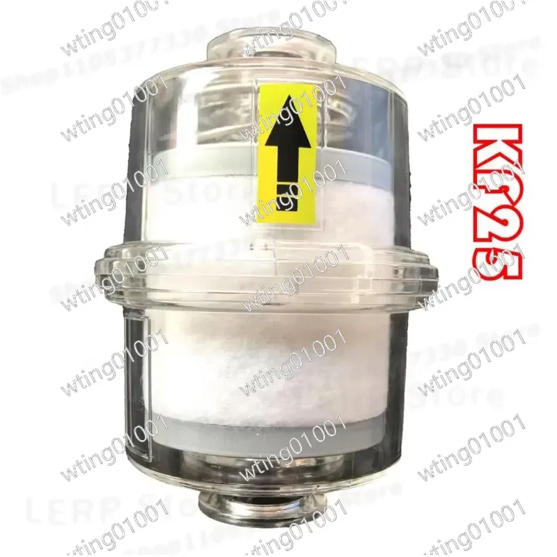 for KF25 KF40 Y Type Oil Mist Filter Vacuum Pump Exhaust Separator High Efficiency Air Purification Trap Cleaner Replacement