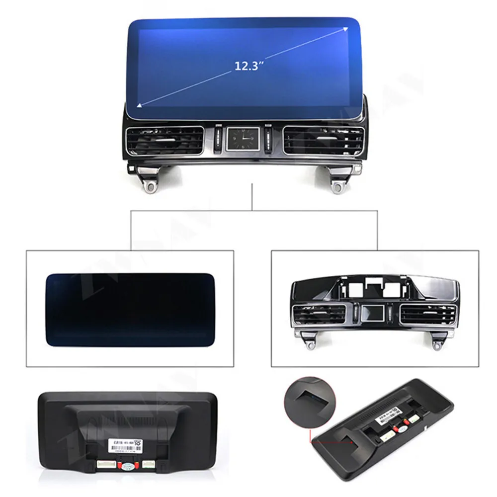 2024 New Car radio For Mercedes BENZ GLE GLS W166 X166 ML GL 2012-2019 Snapdragon 662 Android multimedia player wireless carplay