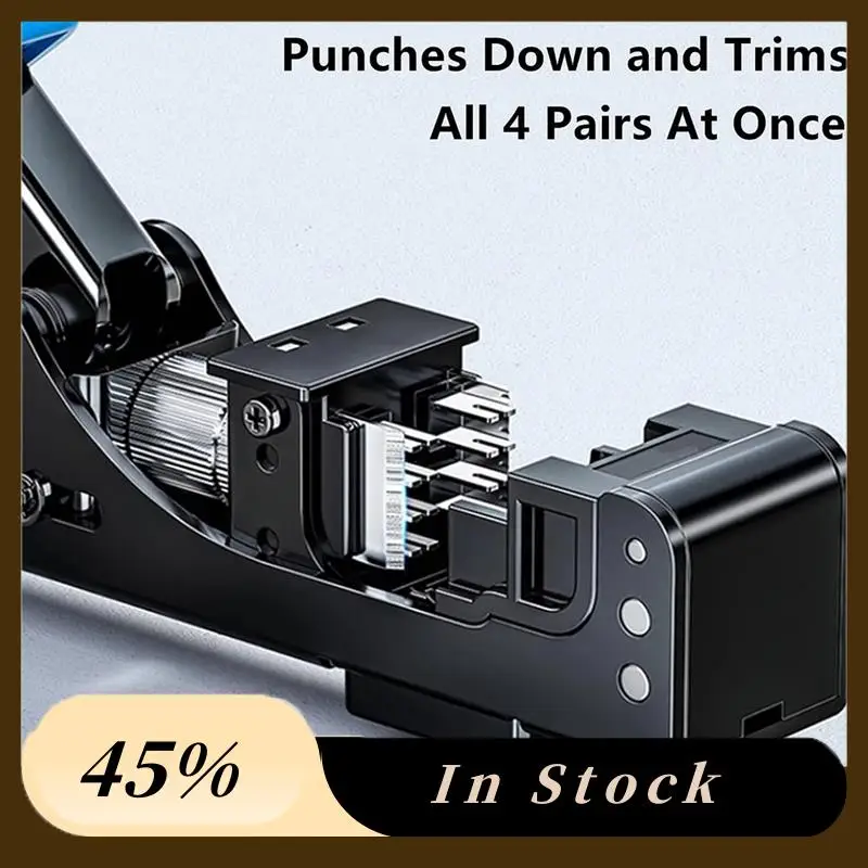 

2025 Trendfast Termination Crimper For CAT5/5E & CAT6/6A, 90 Degree Keystone Jack Punch Down Specific Tool