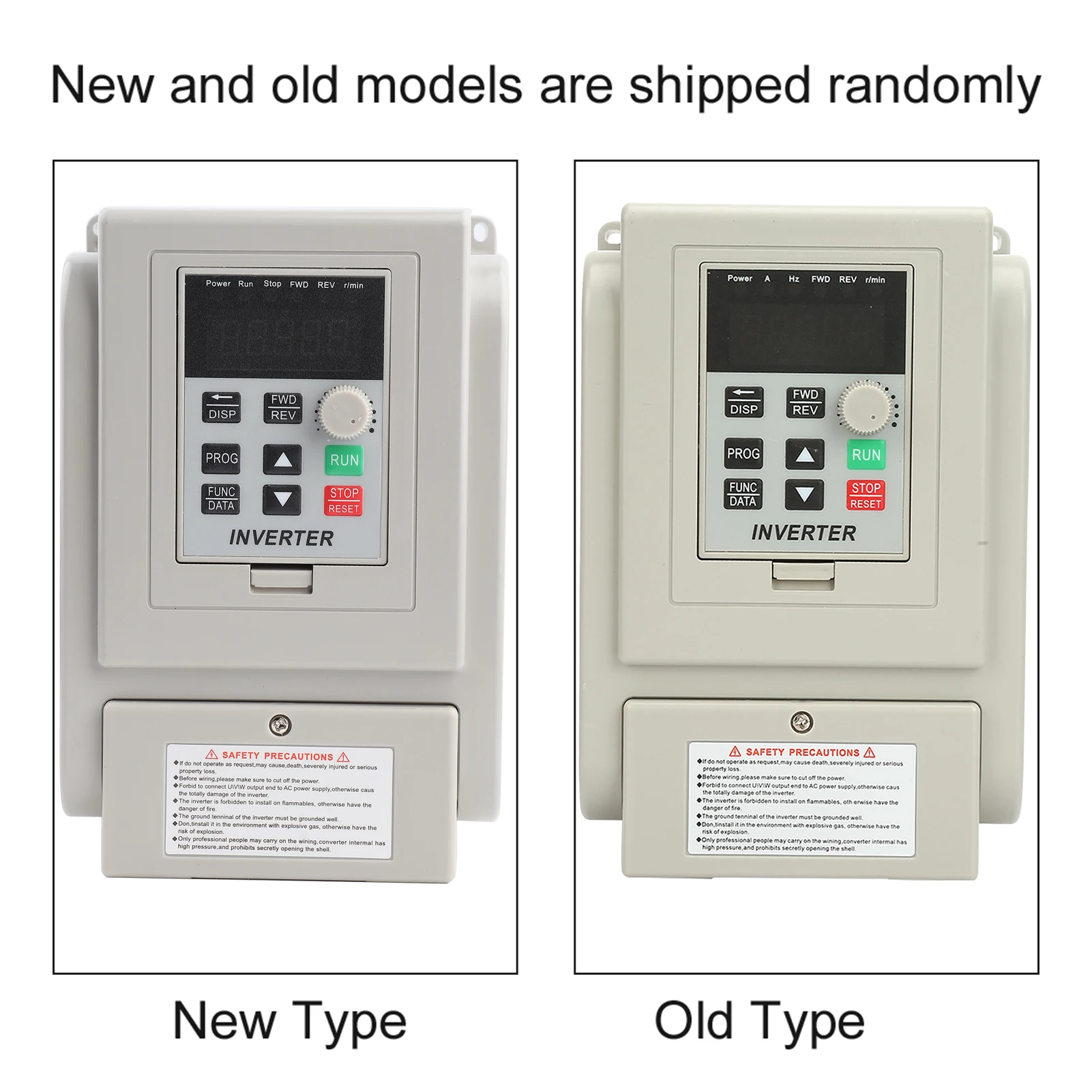 Inverter Motor Drive 220VAC Variable Frequency Drive VFD Speed Controller for Single phase 0.75kW AC Motor Variable Speed Drive