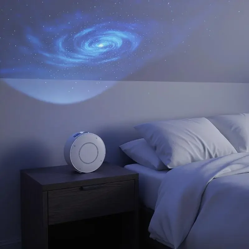 Smart Star Projector With APP Voice Control Remote RGB Lighting Perfect For Bedroom Home Party Night Ambient Light
