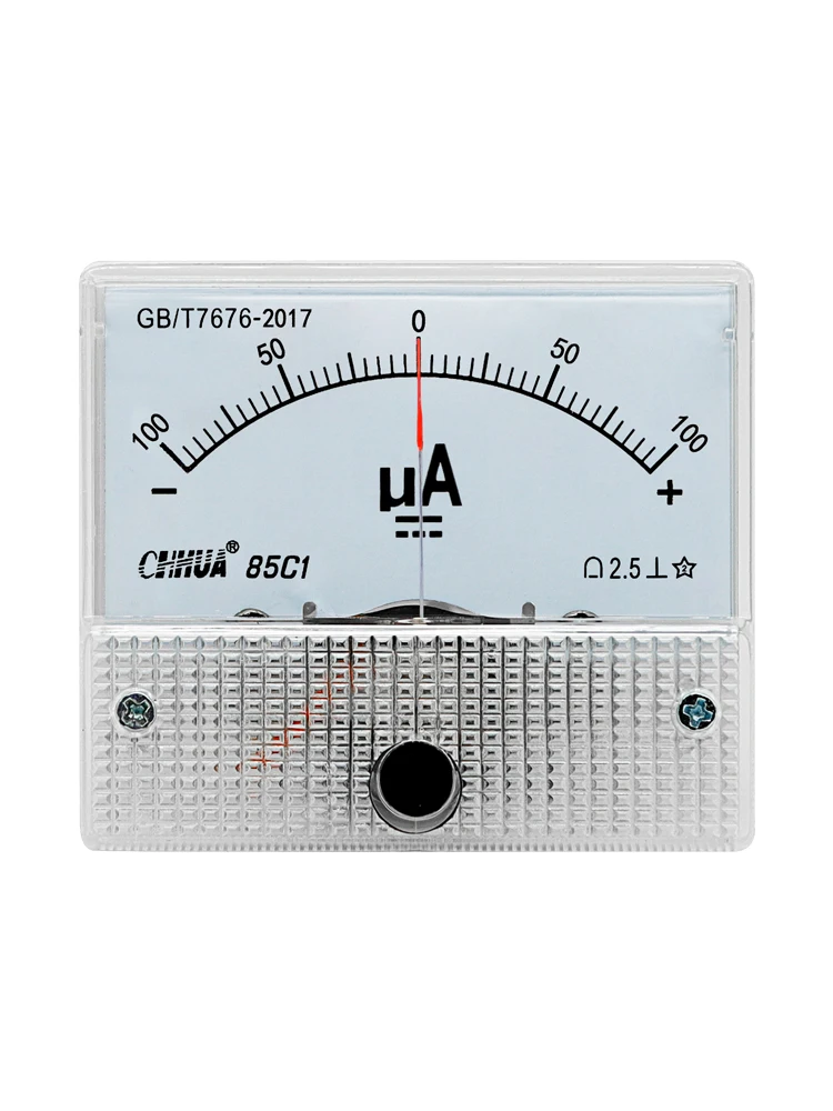 85C1± DC class2.5 The positive and negative table -100uA to +100uA/ -100mA to +100mA/-3A to +3A  factory direce sales,±ammeter