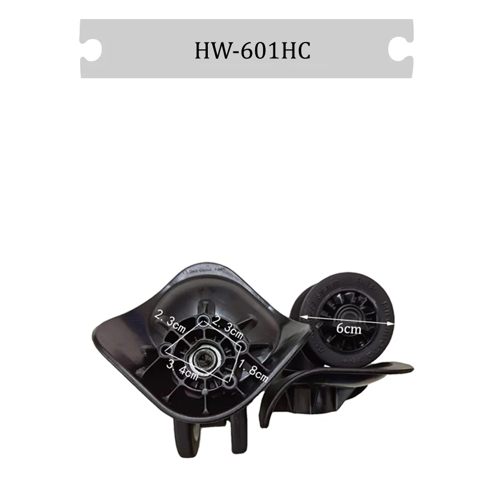 สําหรับ HINOMOTO HW-601HC Universal ล้อเปลี่ยนกระเป๋าเดินทางหมุนเงียบเรียบสะดวก Shock Absorbing อุปกรณ์เสริมล้อ