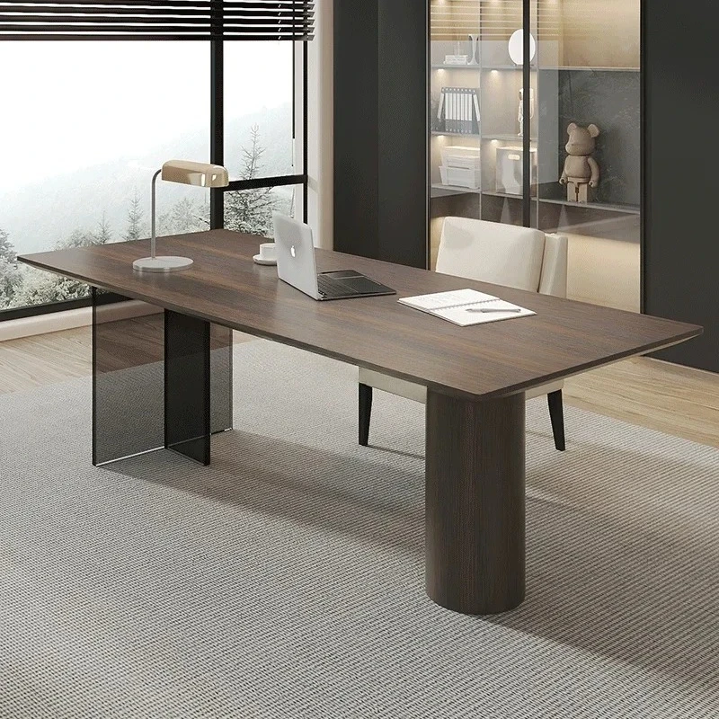 Desk  Style Light Luxury Minimalist High-end Home Living Room Large Long Table