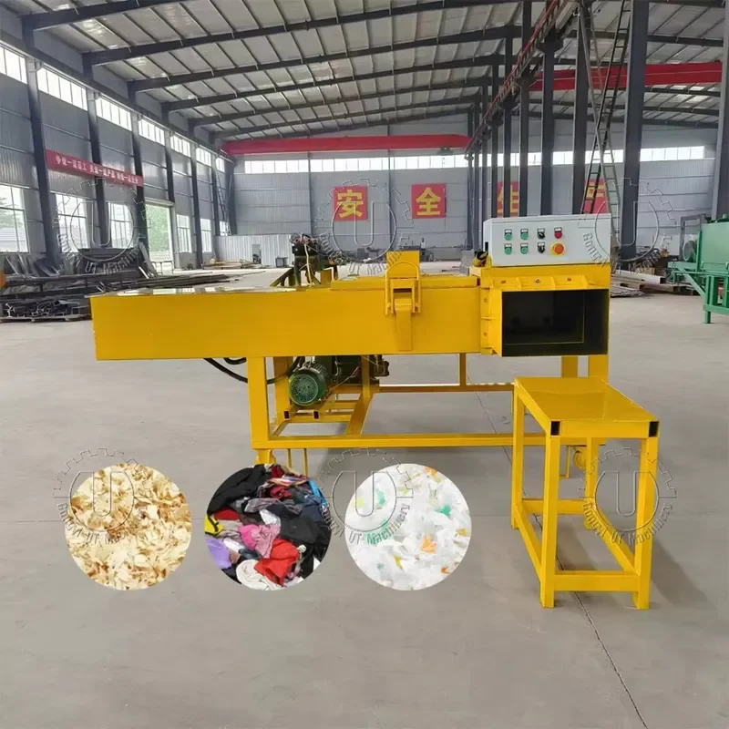 for Industrial Rag Wiper Baling Press Cloth Rags Recycling Machine