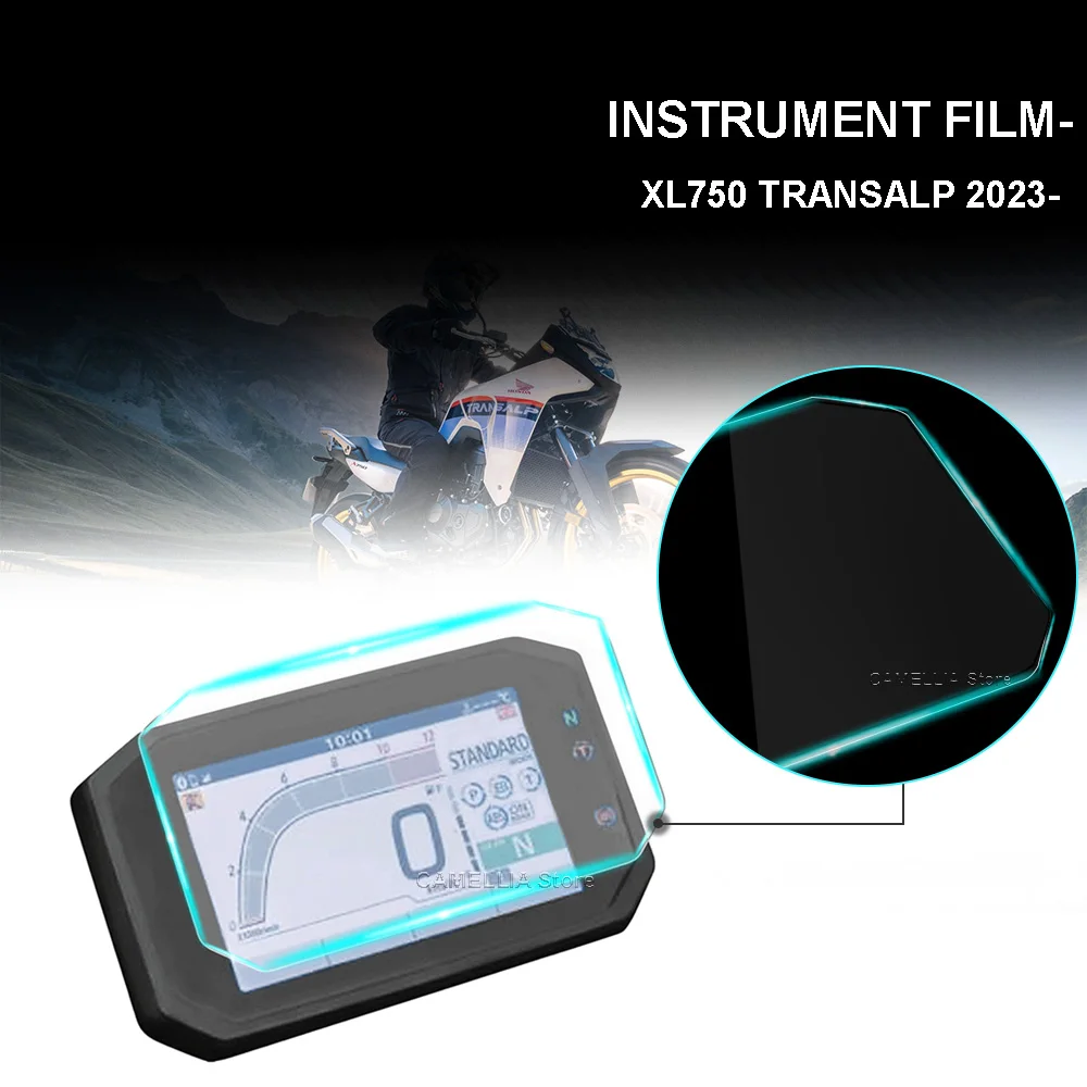 Motorcycle Dashboard Protective Film Anti Scratch High-Definition Motorcycle Accessories Screen Protector for Honda XL 750 2023