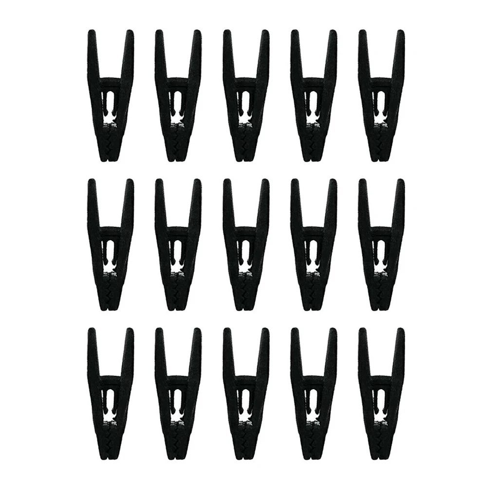 

15 Pcs Hanger Clip Windproof Clothes Sock Coat Hangers Fold Useful Clothespin Drying