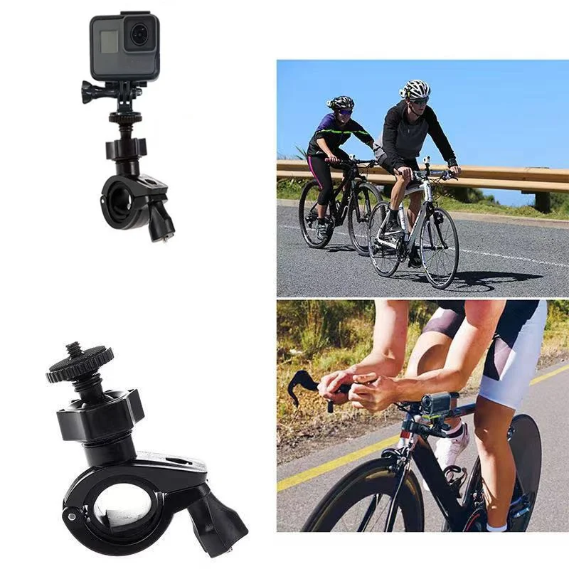 

Bicycle Handlebar Mount Bike Holder For GoPro Hero 13 12 11 10 9 8 Insta360 X2 X3 x4 X5 DJI Osmo Action 5 4 3 SJCAM AKASO Camera