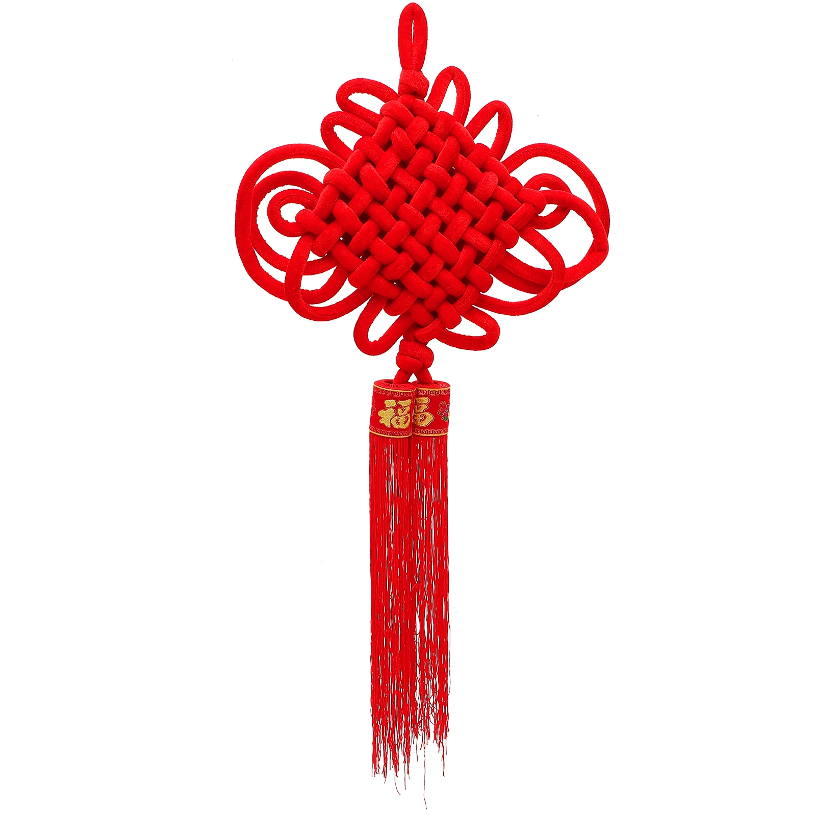 

1pc Chinese Knot Pendants Red 12Cm Tassel Hanging Ornament Creative Home Office Wall Decor Lucky Gift Chinese Knot Wall Pendant