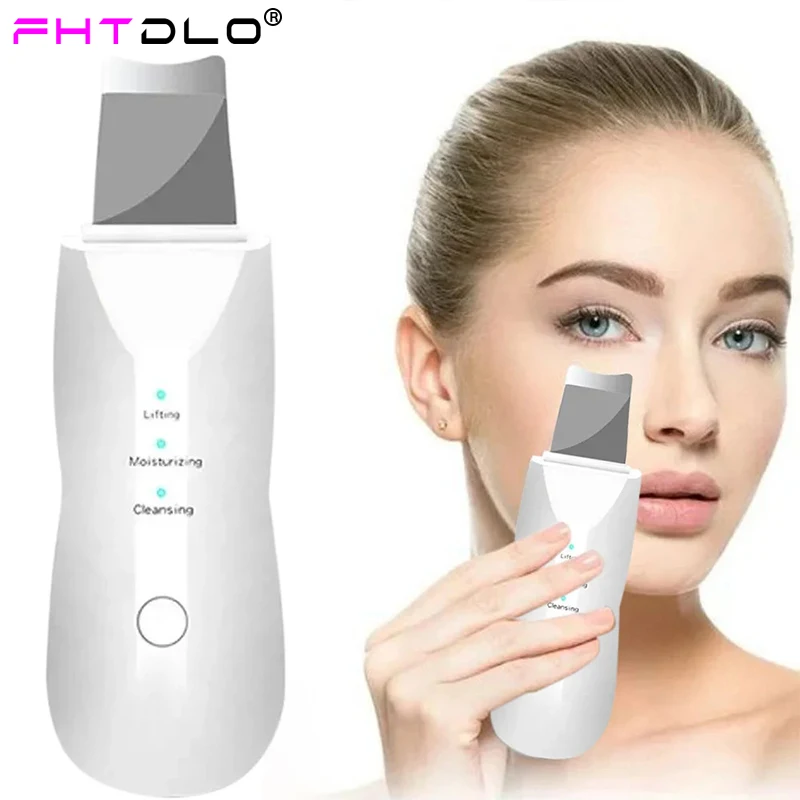 Ultrasonic Skin Scraper Exfoliation Machine Deep Facial Exfoliation Cleaning Machine Men's And Women's Beauty Instrument