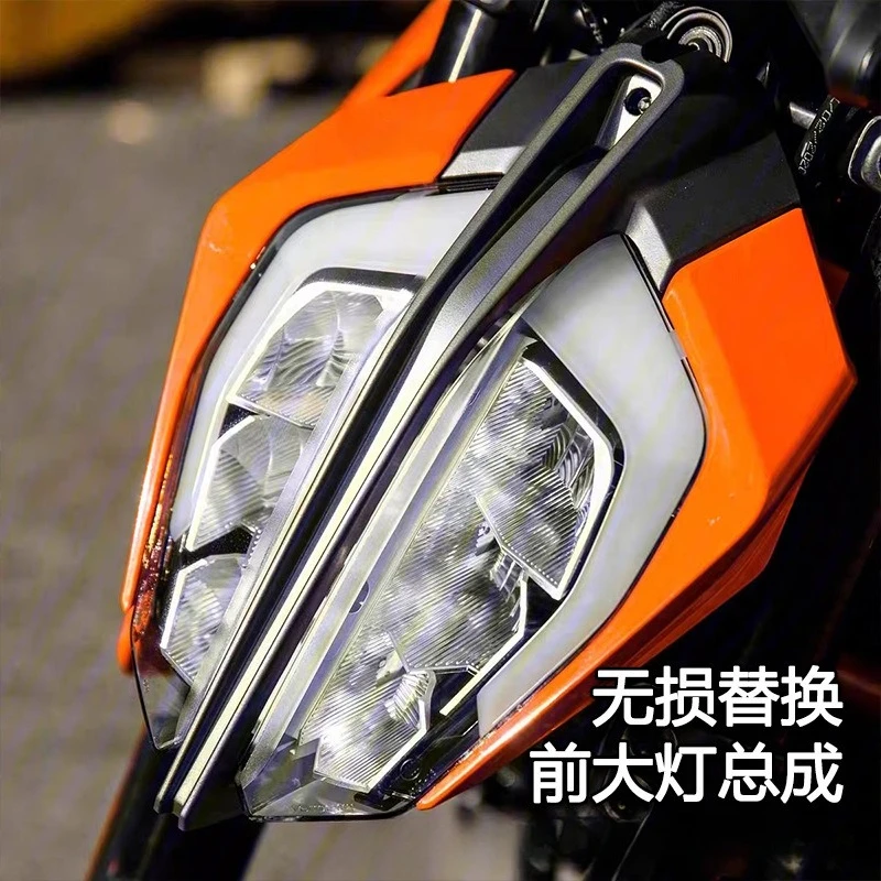 Front Headlight Assembly Fit KTM 390 Duke 18-23, Motorcycle Front Headlamp