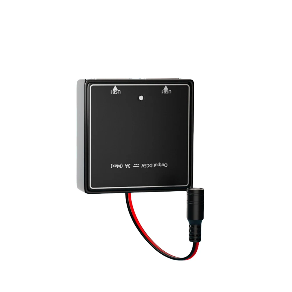1pc 5V 3A Solar Panel Mobile Power Supply Dual USB Charging Voltage Regulator Charger Power Bank For Smartphones Tablets