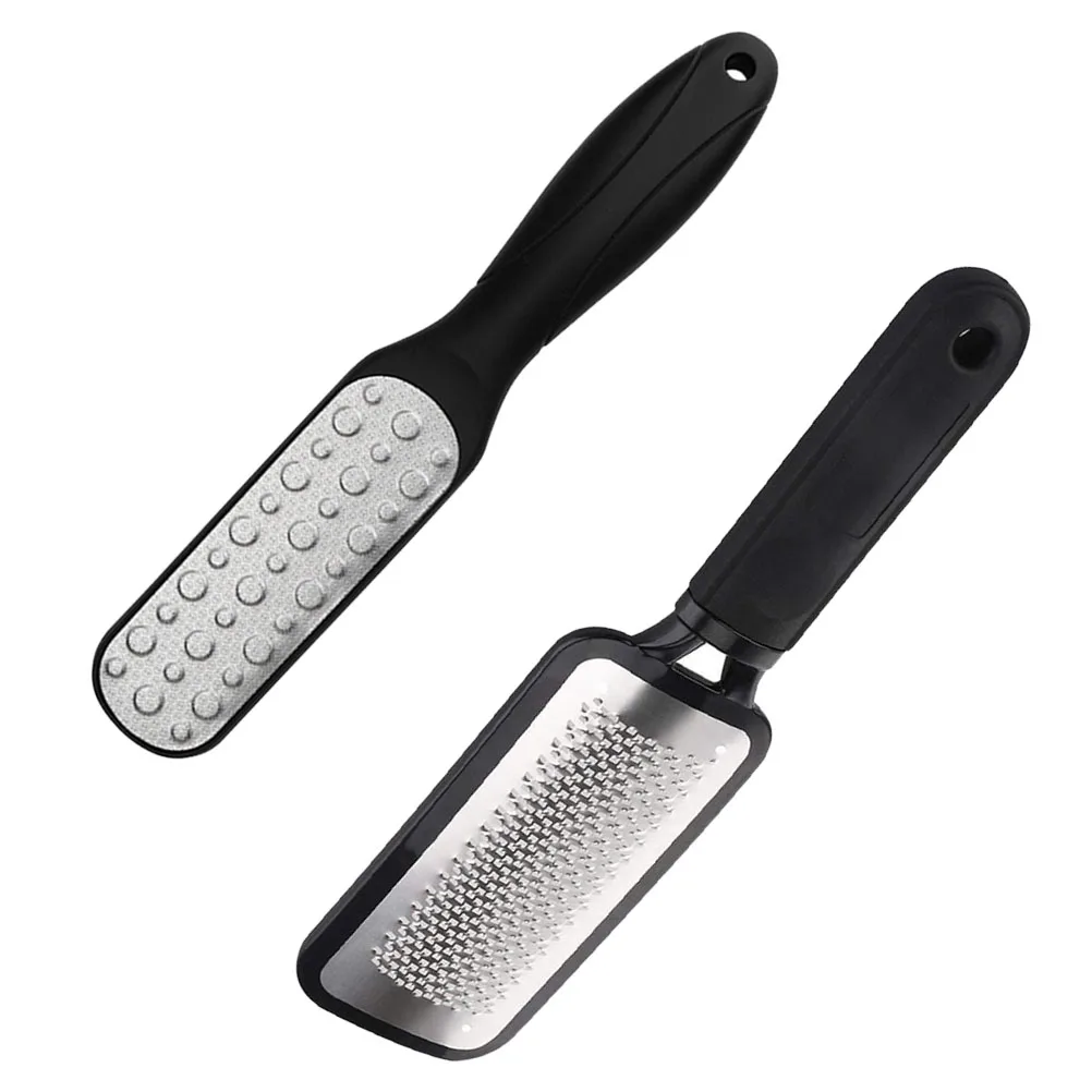 2 pezzi strumento per la rimozione della pelle morta robusta piastra per la pulizia del piede funzionamento semplice per la cura sicura del pedicure set compatto per la cura del piede