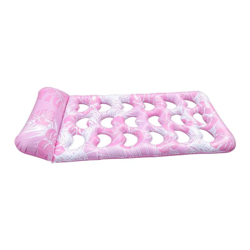 Cama inflable de lujo para piscina, juguete para fiesta de natación, ideal para relajarse en el agua, Ideal para piscina, playa, relajación, varios estilos