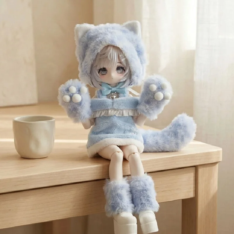 8 points bjd 12 points OB11 baby clothes 11-17 cm Panini Bonni Bu Ta Ai Shi body ymy cute doll costume replacement set for playe view 4
