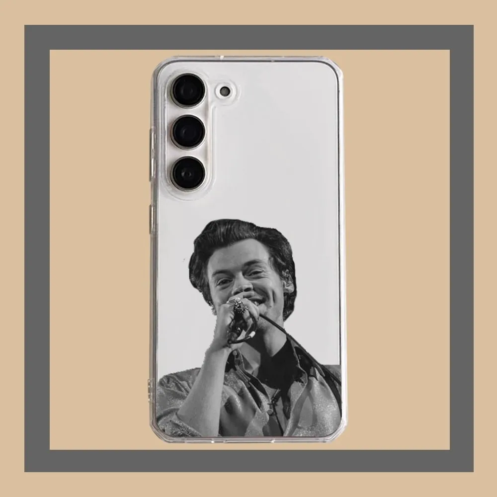 H-HaRRy SupersStar-S-styles Phone Case For Samsung Galaxy A52 A12 A51 S21 Edge S22ULTRA S23 S20LITE Plus ultra Transparent Cover