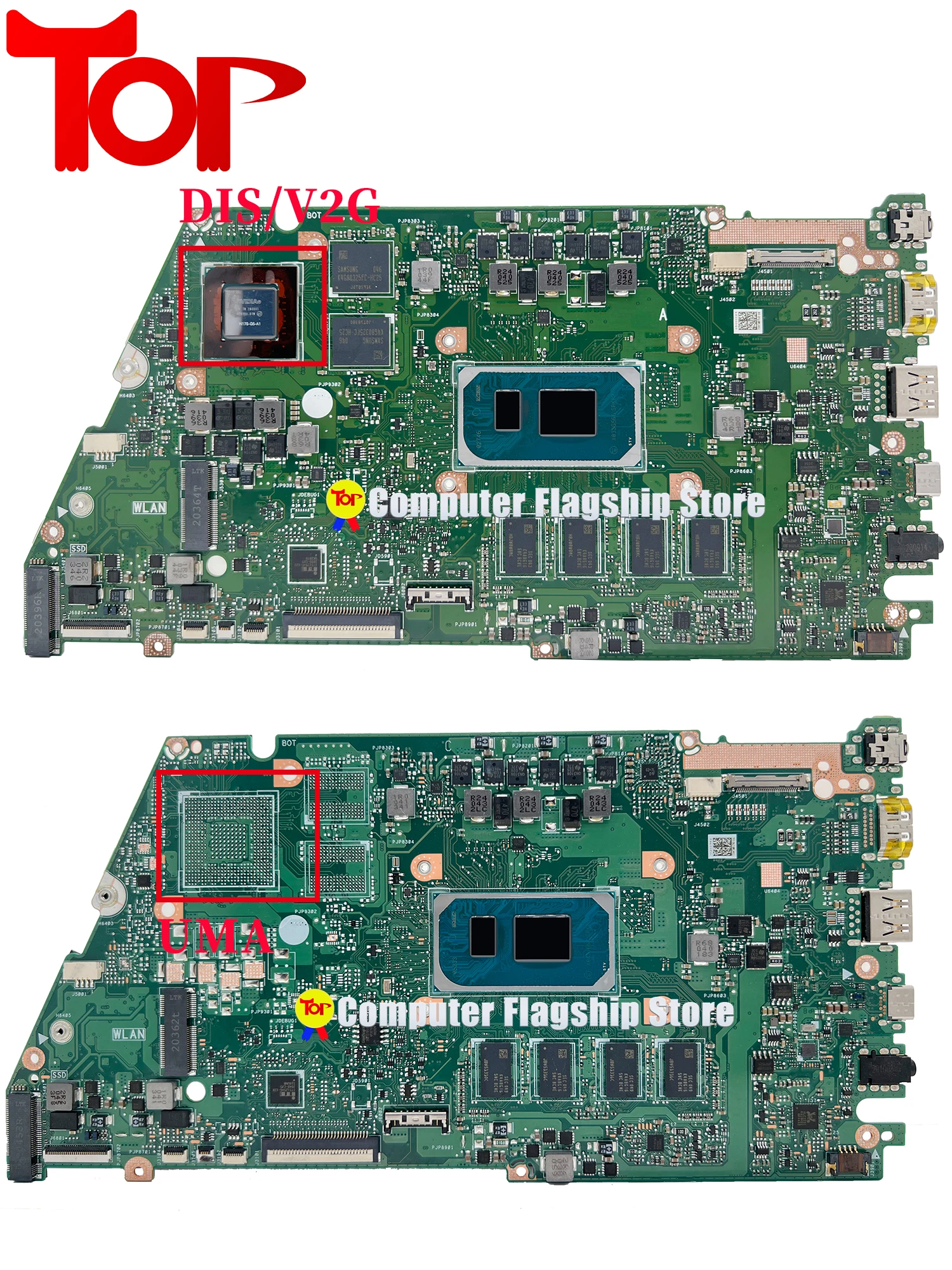 X421E Laptop Motherboard For ASUS S15 S533EA S533EQ S433E K413E X413 X421EA X521E X521EA X421EAY X521EAY X521EQ X421EQ Mainboard