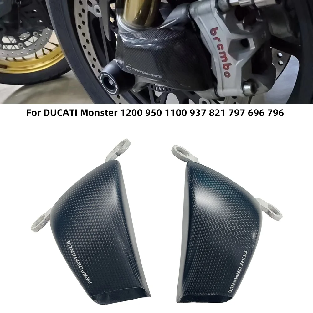 

For DUCATI Monster 1200 950 1100 937 821 797 696 796 Carbon Fiber Motorcycle Accessories Caliper Radiator Cover Air Duct Cooling