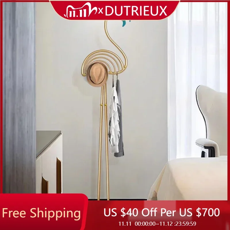 

Wooden Hanging Coat Racks Hotel Organizer Modern Standing Open Luxury Display Coat Racks Cheap Arara De Roupa Salon Furniture