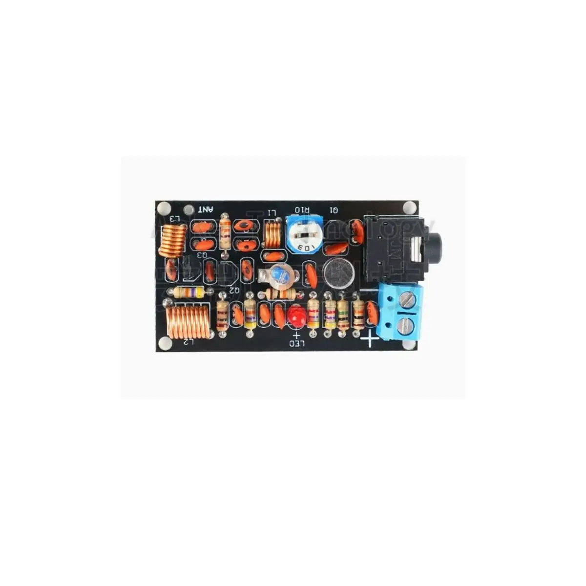 

FM wireless microphone kit, radio transmitter, FM radio DIY production, electronic training, AUX external audio