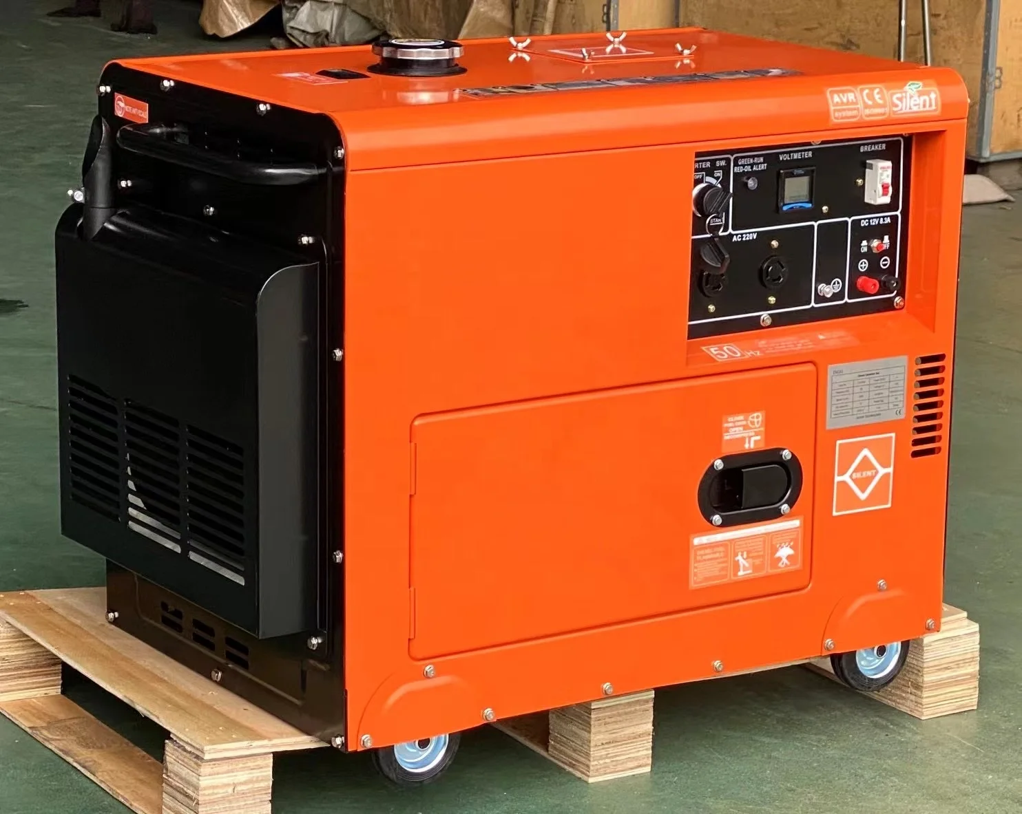 

50hz/60hz 10kw Silent Diesel Generator Single Phase Sound Proof Diesel Generator 10kva 12kva Generators Hubei Titan Brand Engine