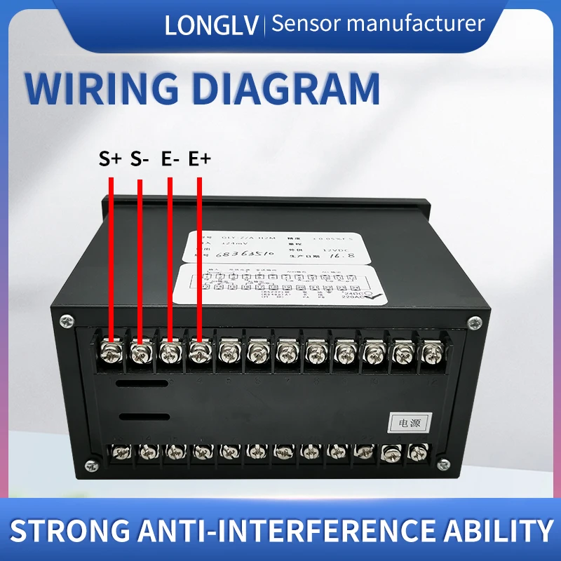 LONGLV WCL-103 Single Input Channel Digital Intelligent Instrument