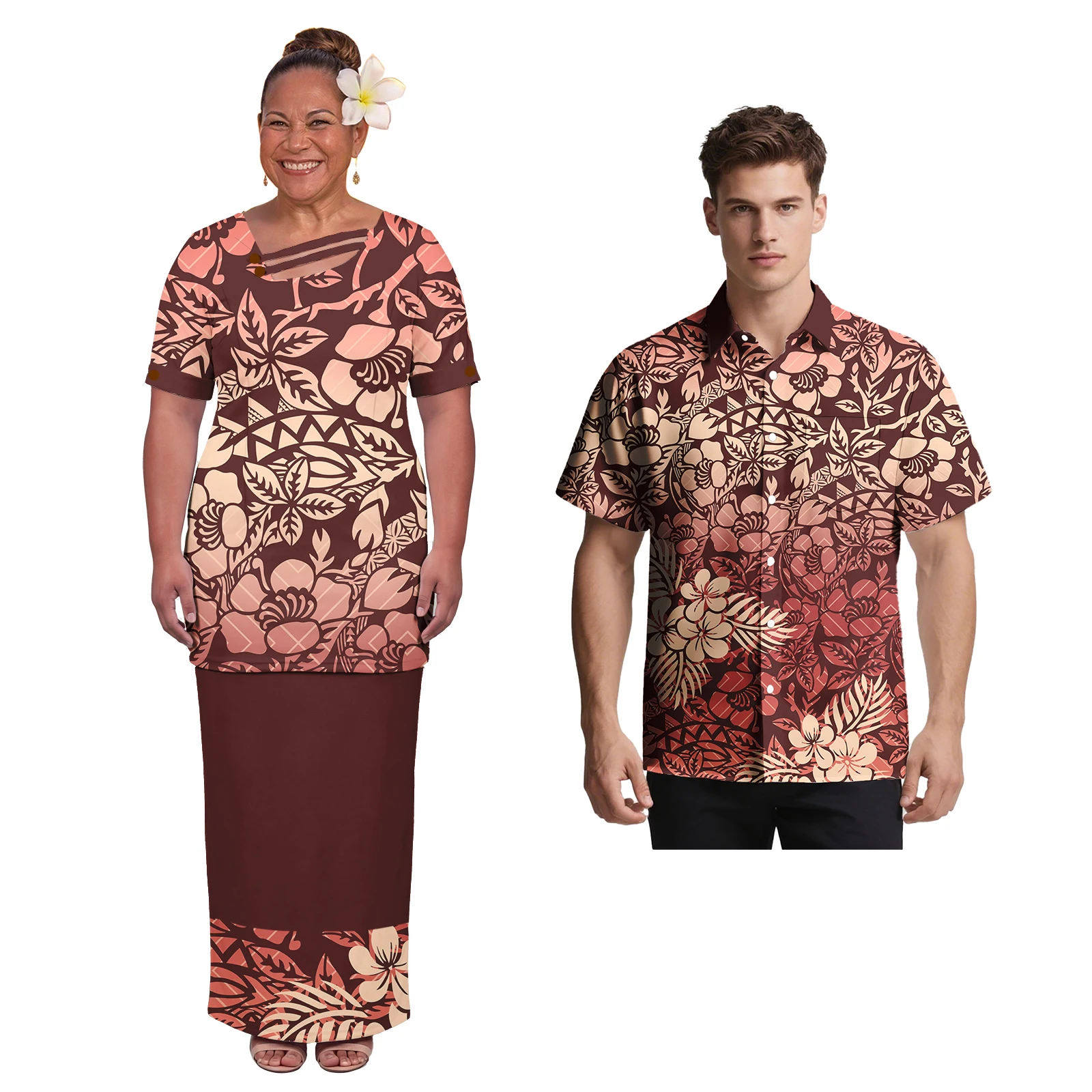 Novas Roupas de Casal: Camisas - Printed Floral Shirt avaliação e preço