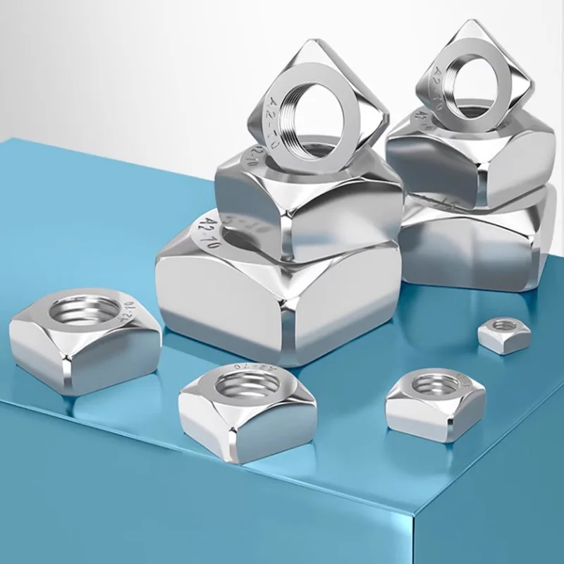 

DIN562 M3-20 A2 stainless steel, galvanized carbon steel square nuts