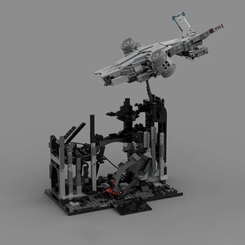 

814pcs MOC Science Fiction Movie Hunter Killer Battlefield Christmas Gifts Living Room Decoration